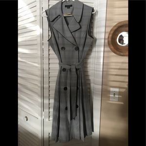 classic midi length sleeve less dress.